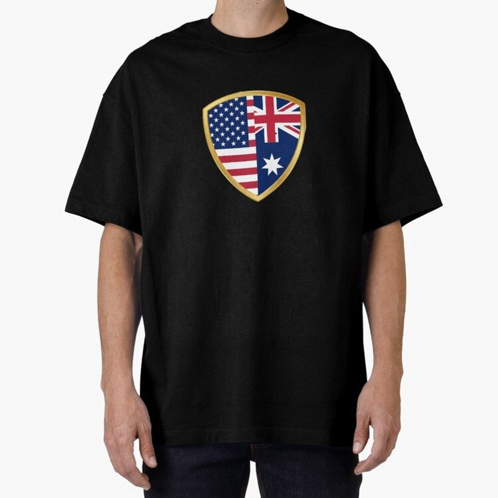 FIFA World Cup - USA v Australia Oversized T-Shirt Spotlight Match Day Hype around FIFA World Cup 2026, Neymar, Haaland and Cristiano Ronaldo, Germany, Classic Soccer Heritage, Championship Pressure, Fan Loyalty and International Pride; Built for