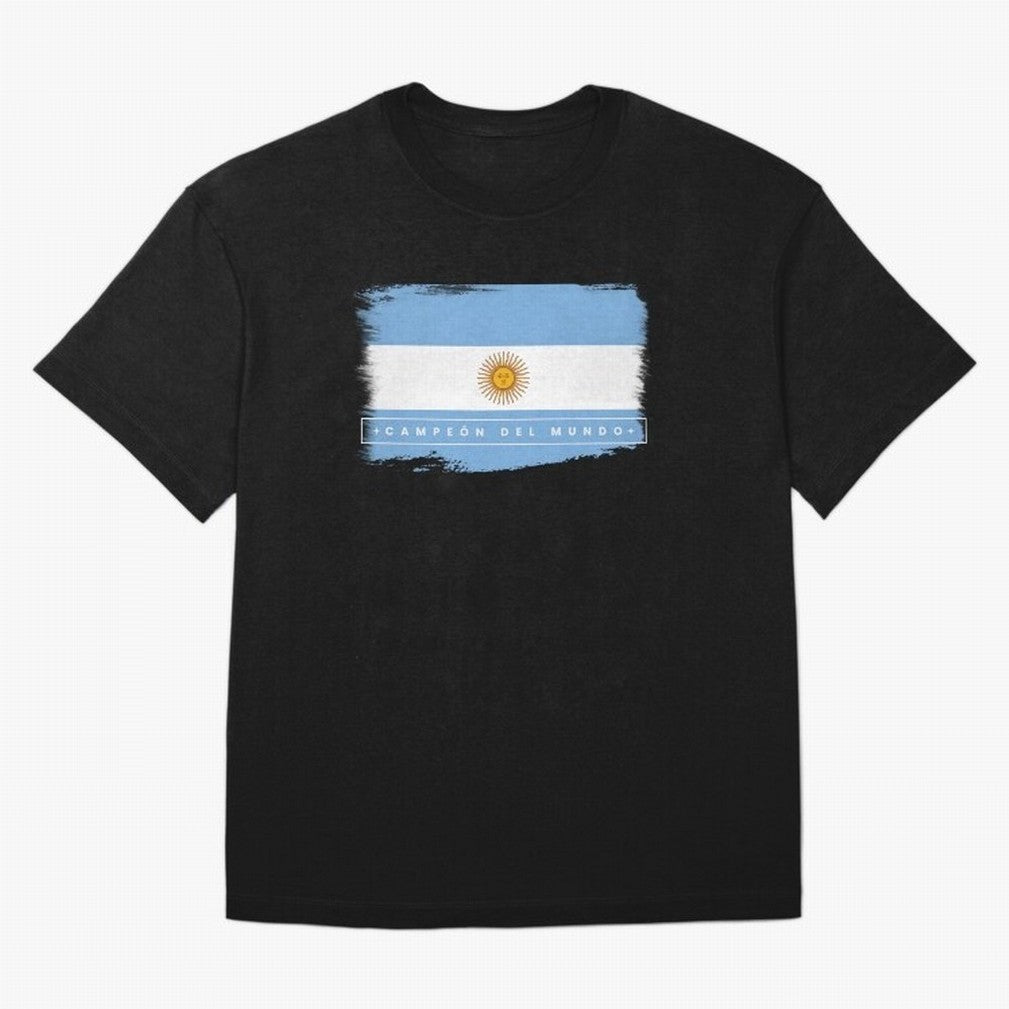 Argentina Campe¨®n del Mundo Oversized T-Shirt Relive FIFA World Cup 2026 Group Stage for Fans of Mbappe and Neymar and Netherlands, Bringing Supporter Pride, Iconic Celebrations, Legendary Names and Global Match Day Energy; Perfect for Fans,