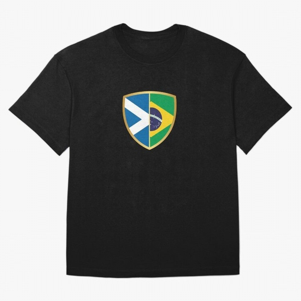 FIFA World Cup -Scotland v Brazil Oversized T-Shirt Share the Excitement of FIFA World Cup 2026 for Fans of CR7 and Messi and France, Bringing Global Supporter Spirit, Legendary Goals, National Colors and Tournament Celebration; Built for