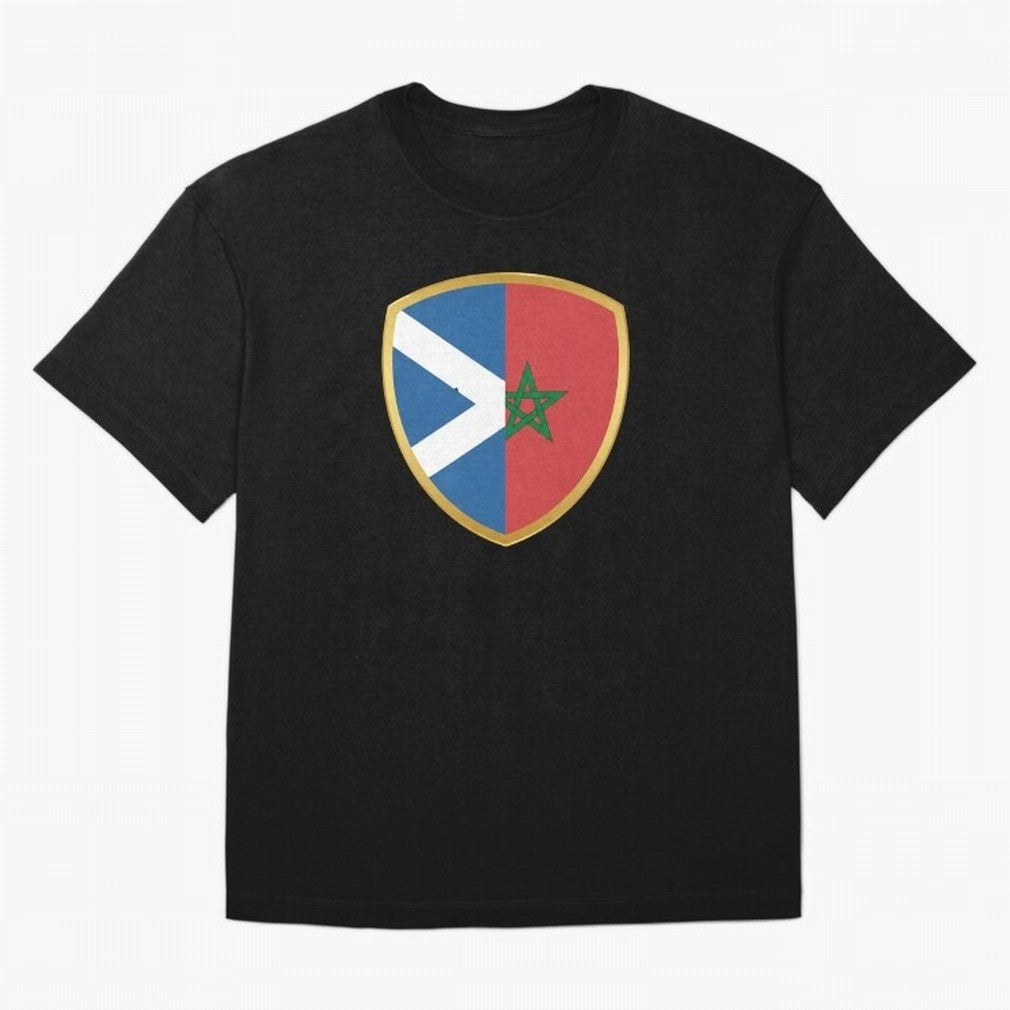 FIFA World Cup -Scotland v Morocco Oversized T-Shirt Represent the Passion of FIFA World Cup 2026 Group Stage Spirit, Featuring Portugal, Haaland and Mbappe, Football Passion, Legendary Performances, Festival Vibes and Supporter Community; Created
