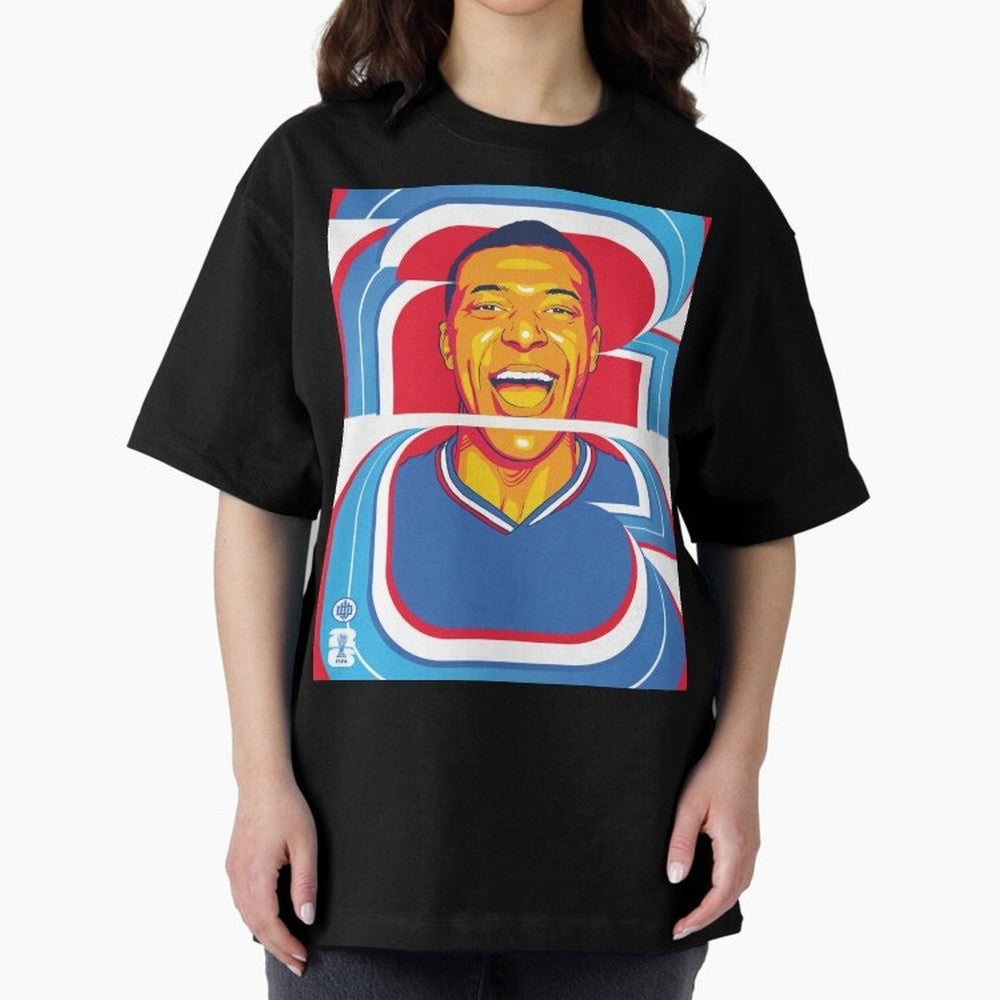 World Cup 2026 Soccer Celebration: United Football Fan Art Oversized T-Shirt Support Global Football Passion for FIFA World Cup 2026, Inspired by Mbappe, Argentina, Supporter Pride, Iconic Celebrations, Legendary Names and Global Match Day Energy;