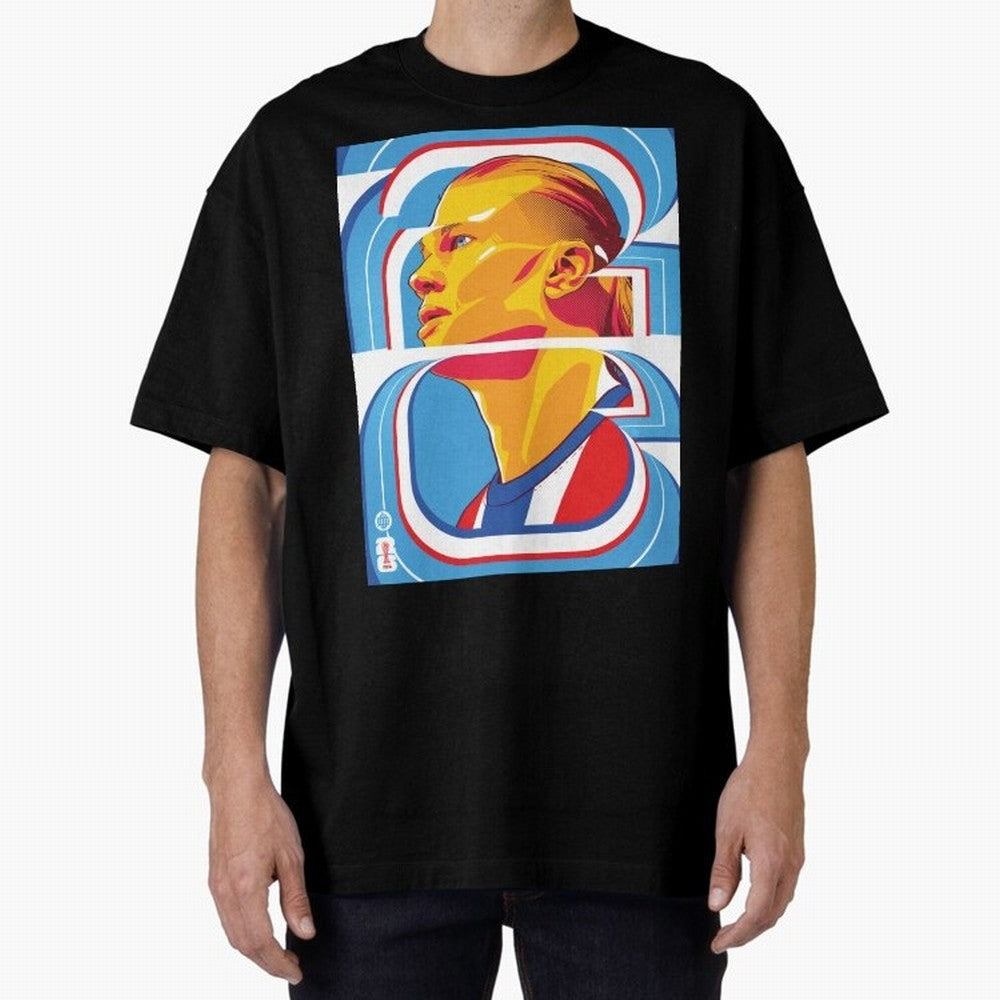 World Cup 2026 Soccer Celebration: United Football Fan Art Oversized T-Shirt Bring Global Tournament Vibes to FIFA World Cup 2026 Group Stage Spirit, Highlighting Spain, Messi and Cristiano Ronaldo, Worldwide Fan Energy, Dramatic Goals, Stadium