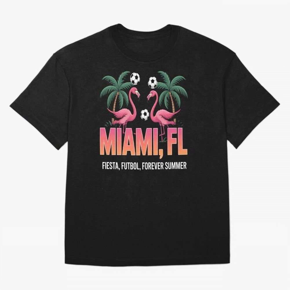 2026 soccer city - Miami FL - canada soccer - mexico soccer - north america soccer - 2026 soccer - world football 2026 - funny soccer shirt - patriotic soccer - sarcastic soccer Oversized T-Shirt Stand Out with Spirit from Global Football Passion