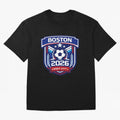 Boston 2026 Host City Welcoming the World Cup Oversized T-Shirt Show Your Tournament Heart for FIFA World Cup 2026 USA Canada Mexico Highlighting Neymar, Brazil, Portugal and Argentina Energy, Stadium Memories, Football Loyalty, International