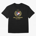 Copy of FIFA World Cup - USA v Paraguay Oversized T-Shirt Show Support during Match Day Hype around FIFA World Cup 2026, Mbappe and Neymar, Argentina and Brazil, Global Supporter Spirit, Legendary Goals, National Colors and Tournament Celebration;