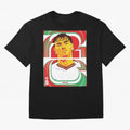 World Cup 2026 Soccer Celebration: United Football Fan Art Oversized T-Shirt Show Match Day Excitement for FIFA World Cup 2026 Group Stage for Fans of Messi and England and Germany, Bringing Global Supporter Spirit, Legendary Goals, National Colors