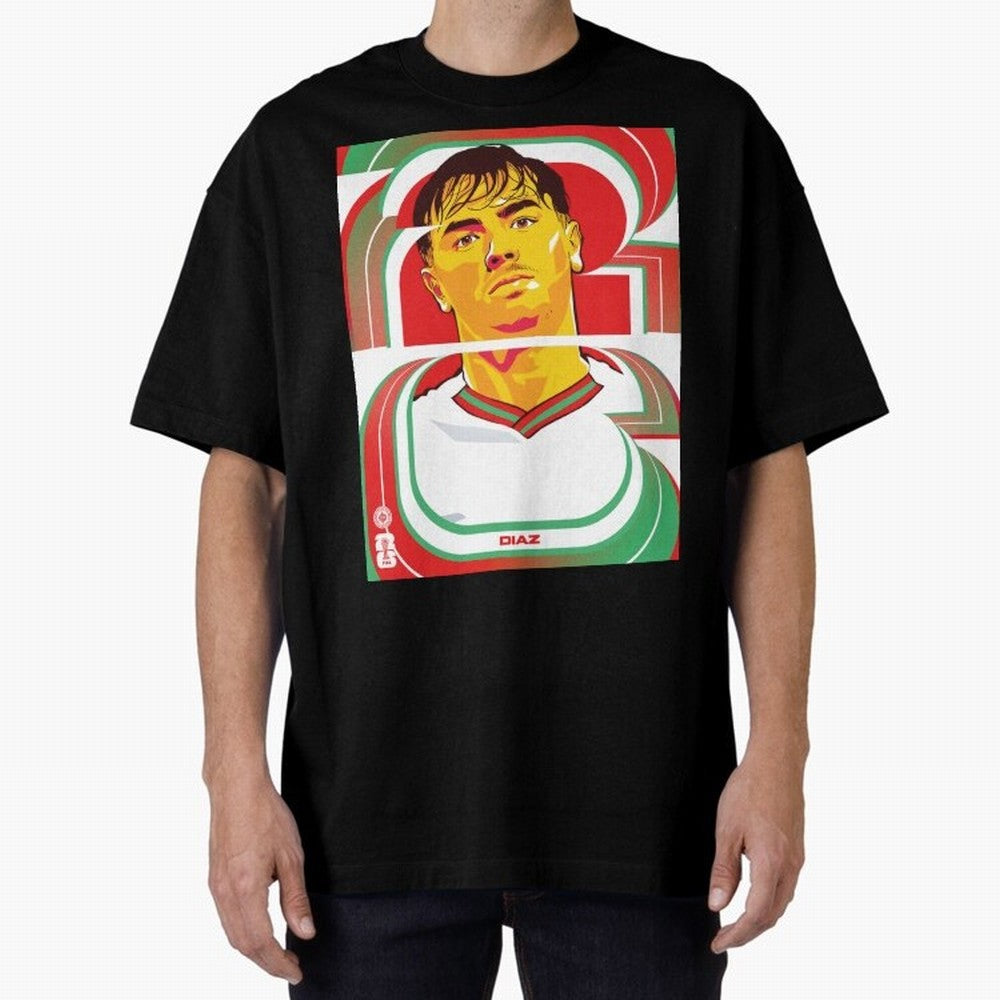 World Cup 2026 Soccer Celebration: United Football Fan Art Oversized T-Shirt Show Match Day Excitement for FIFA World Cup 2026 Group Stage for Fans of Messi and England and Germany, Bringing Global Supporter Spirit, Legendary Goals, National Colors