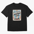 Argentina World Cup 2026 Filete Porte?o Vintage Football Poster - Buenos Aires Folk Art Fan Design Oversized T-Shirt Experience the Global Stage of FIFA World Cup 2026 USA Canada Mexico Spirit, Made for England, Mbappe, Football History, Final