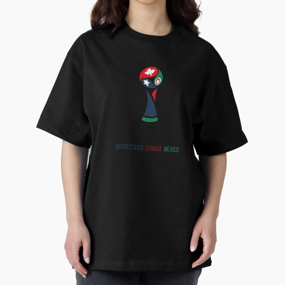 2026 World Cup Oversized T-Shirt Celebrate the Stars of FIFA World Cup 2026 USA Canada Mexico for Fans of Cristiano Ronaldo, Haaland and CR7 and Argentina, Bringing Champion Mindset, Group Stage Buzz, Knockout Tension and Passionate Fan Culture;