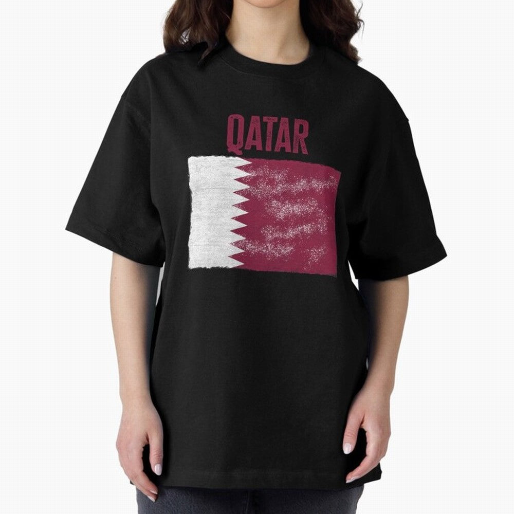 Qatar Oversized T-Shirt Experience the FIFA World Cup 2026 Group Stage Journey through Messi and Cristiano Ronaldo Highlights, Argentina and Brazil Pride, Soccer Culture, Superstar Moments, National Team Dreams and Competitive Fire; Ideal for Fans