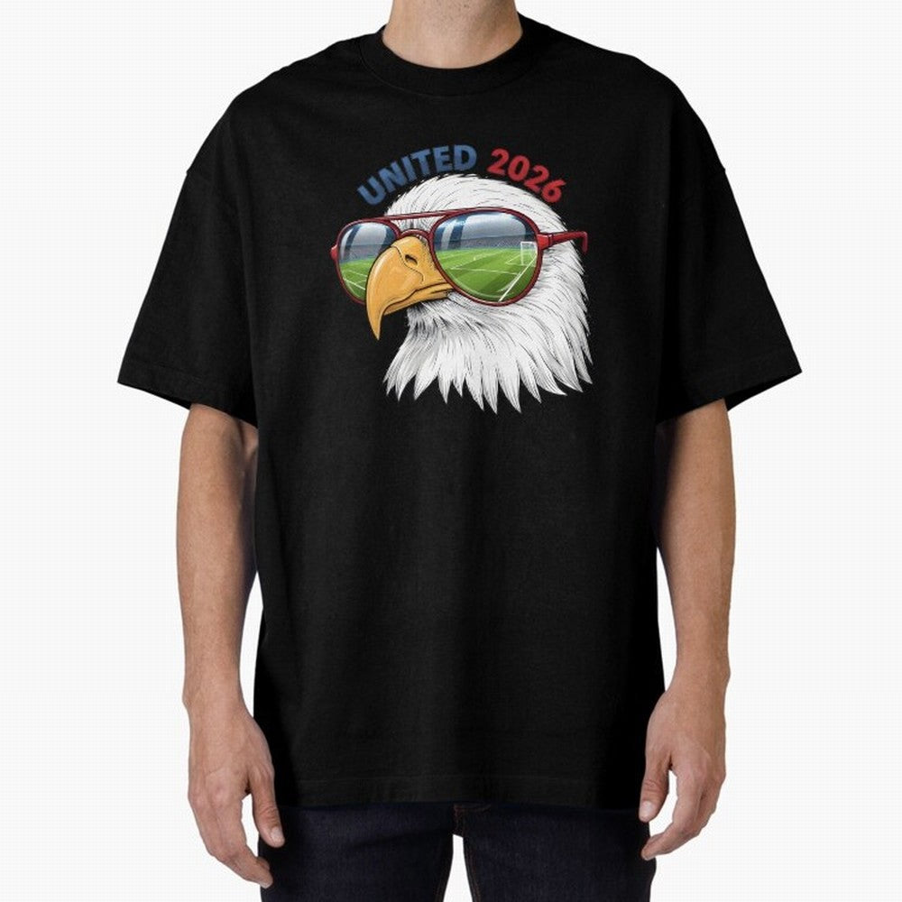 USA - World Cup 2026 Oversized T-Shirt Bring Match Day Fire to FIFA World Cup 2026 Group Stage for Fans of Messi, Neymar and Mbappe and Argentina, Bringing Global Supporter Spirit, Legendary Goals, National Colors and Tournament Celebration;
