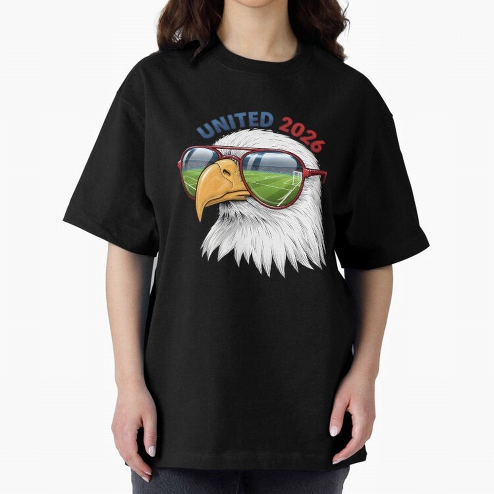 USA - World Cup 2026 Oversized T-Shirt Bring Match Day Fire to FIFA World Cup 2026 Group Stage for Fans of Messi, Neymar and Mbappe and Argentina, Bringing Global Supporter Spirit, Legendary Goals, National Colors and Tournament Celebration;