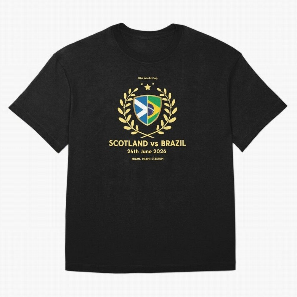 FIFA World Cup - Scotland v Brazil Oversized T-Shirt Get Ready for Match Day Hype around FIFA World Cup 2026 USA Canada Mexico, Cristiano Ronaldo, Haaland and CR7, Portugal, Match Day Excitement, Supporter Culture, Golden Goals and Global Football