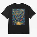 Kansas City Home of the World Cup 2026 Soccer Fan ¡ª Moody Jewel Art Print Oversized T-Shirt Celebrate Unforgettable Nights in Match Day Hype around FIFA World Cup 2026, CR7, Brazil, Portugal and Argentina, Football Festival Excitement, Trophy