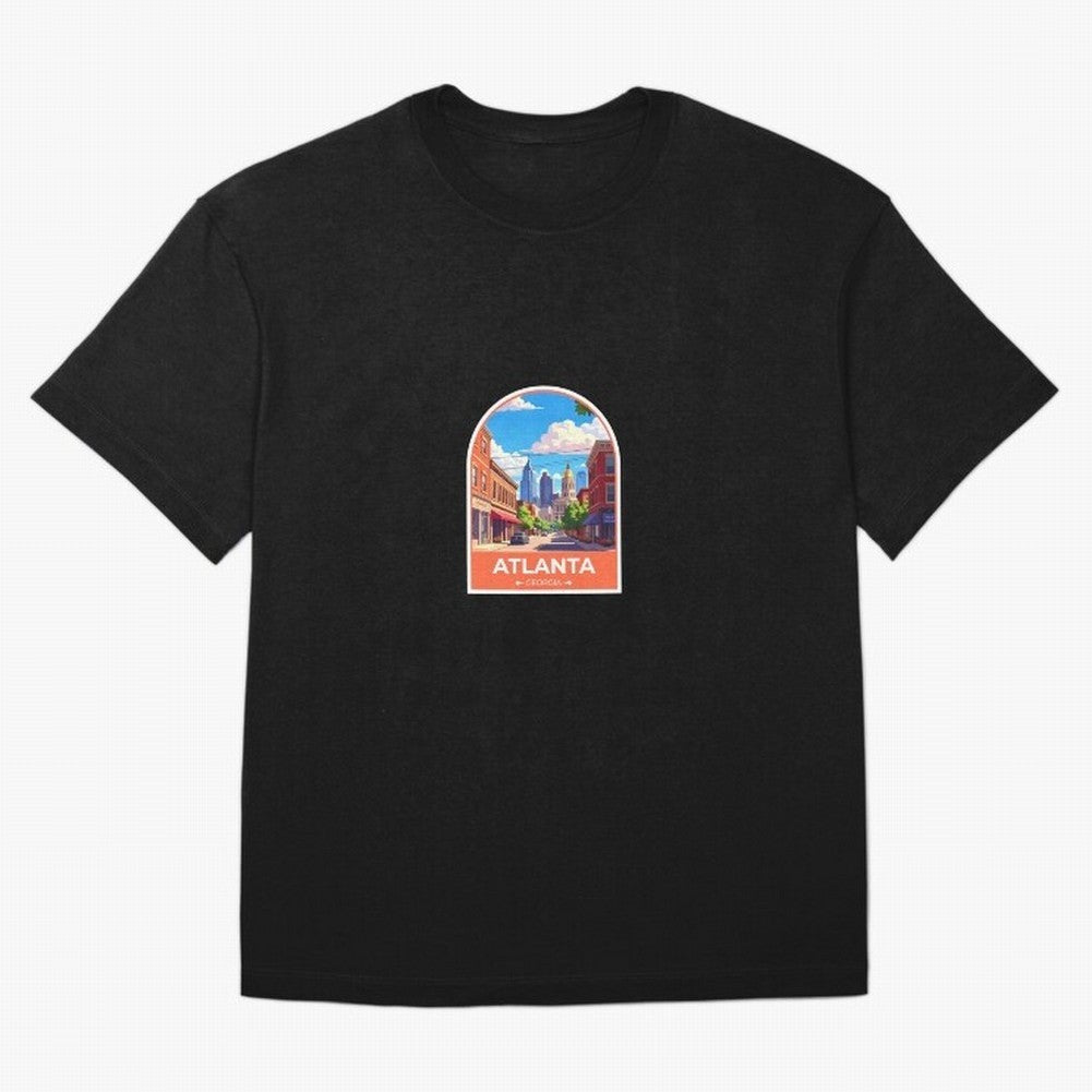 Atlanta Georgia Oversized T-Shirt Wear the Spirit of FIFA World Cup 2026 Driven by Messi and Cristiano Ronaldo, England, France and Netherlands Energy, Football History, Final Match Energy, Crowd Noise and Once in a Lifetime Moments; Ideal for