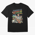 Soccer Mom Powered By Coffee And FIFA World Cup 2026 Funny USA Football Design Oversized T-Shirt Honor Champions and Dreams in the FIFA World Cup 2026 Journey through Cristiano Ronaldo Highlights, Brazil Pride, Goal Celebration Energy, Supporter