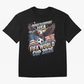 Proud To Support USA FIFA World Cup 2026 American Soccer Fan Patriotic Design Oversized T-Shirt Bring Match Day Fire to the FIFA World Cup 2026 Journey through Messi Highlights, Spain Pride, Stadium Memories, Football Loyalty, International Chants