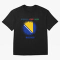 BOSNIA WORLD CUP 2026 Oversized T-Shirt Join the Global Buzz around Global Football Passion for FIFA World Cup 2026, Driven by Neymar, Haaland and Cristiano Ronaldo, England and Germany, Champion Mindset, Group Stage Buzz, Knockout Tension and