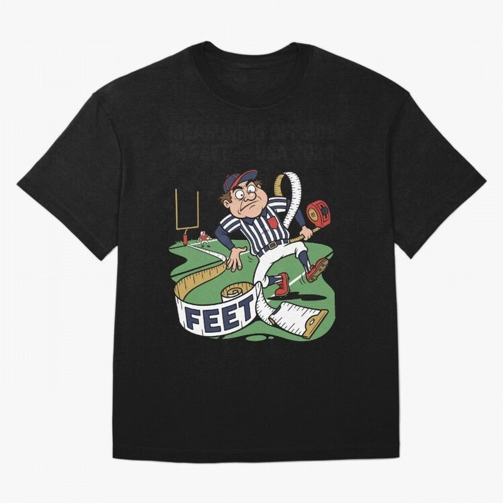Measuring Offside in Feet ¡ª USA 2026 V2 Oversized T-Shirt Bring Trophy Dreams to Global Football Passion for FIFA World Cup 2026, Made for Messi, CR7 and Mbappe, England, Global Supporter Spirit, Legendary Goals, National Colors and Tournament