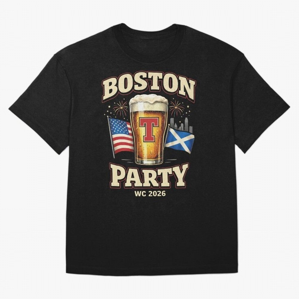 Boston T?Party Scotland Football WC 2026 Oversized T-Shirt Turn Up for Global Football Passion for FIFA World Cup 2026 USA Canada Mexico, Featuring Messi, Neymar and Mbappe, Spain and Netherlands, Goal Celebration Energy, Supporter Heritage,
