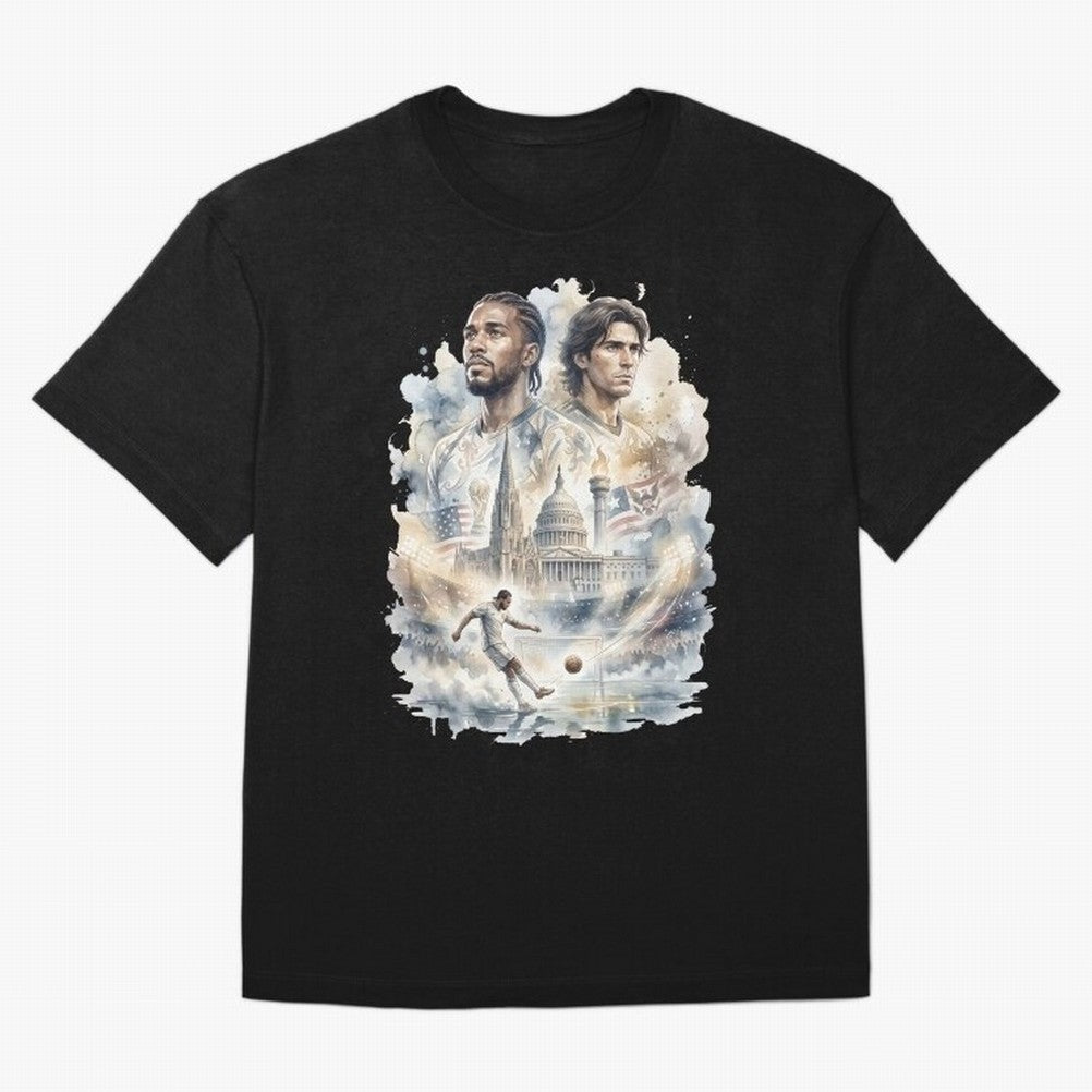 FIFA 2026 America Players Oversized T-Shirt Celebrate the Biggest Stage of Global Football Passion for FIFA World Cup 2026 USA Canada Mexico, Filled with Neymar, England, France and Netherlands, Fan Favorite Moments, National Team Passion, Big