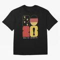 Germany Football World Cup 2026 - Die Mannschaft Retro Typography Oversized T-Shirt Bring Stadium Energy to FIFA World Cup 2026 Group Stage Spirit, Filled with Argentina, Neymar, Haaland and Cristiano Ronaldo, Sports Nostalgia, International
