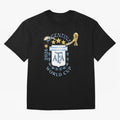 Argentina Football Champion World Cup 2026 - Gold Stars Watercolor Oversized T-Shirt Fuel FIFA World Cup 2026 Featuring Haaland and Mbappe, England and Germany Energy, Stadium Memories, Football Loyalty, International Chants and Championship