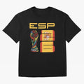 Spain Soccer World Cup 2026 Fan Art - ESP La Roja Oversized T-Shirt Celebrate Classic Football Spirit in Global Football Passion for FIFA World Cup 2026 Group Stage, Connected to Messi, Neymar and Mbappe, Argentina and Brazil, Global Supporter