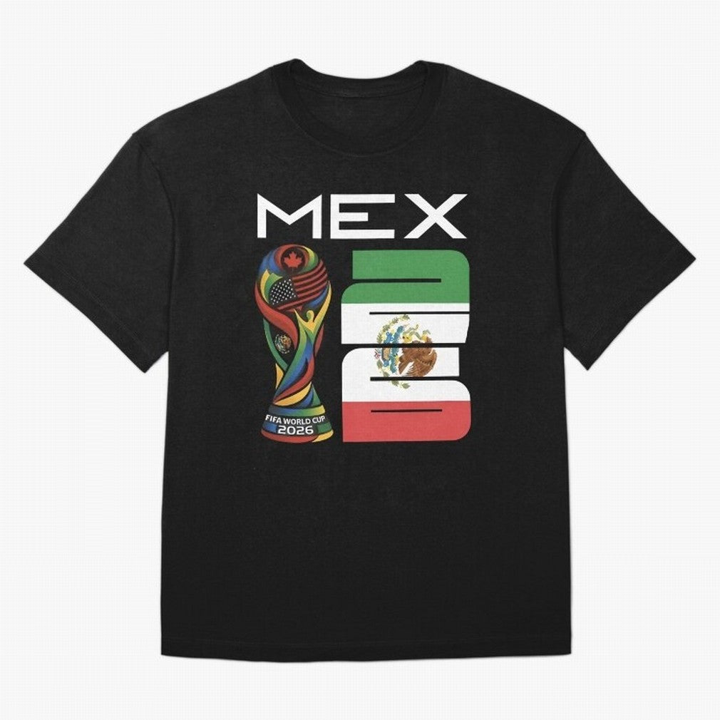 Mexico World Cup 2026 Host City Football Design Oversized T-Shirt Back Your Heroes with Global Football Passion for FIFA World Cup 2026 USA Canada Mexico, Built around Mbappe and Neymar, Argentina, France and Brazil, Classic Soccer Heritage,