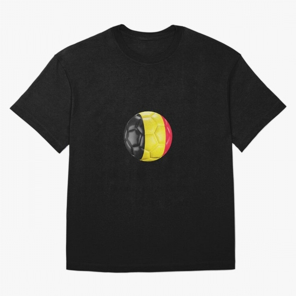 Belgium Football Oversized T-Shirt Carry Match Day Hype around FIFA World Cup 2026, Mbappe, Netherlands, Supporter Pride, Iconic Celebrations, Legendary Names and Global Match Day Energy; Ideal for Passionate Fans Who Love Underdog Stories,