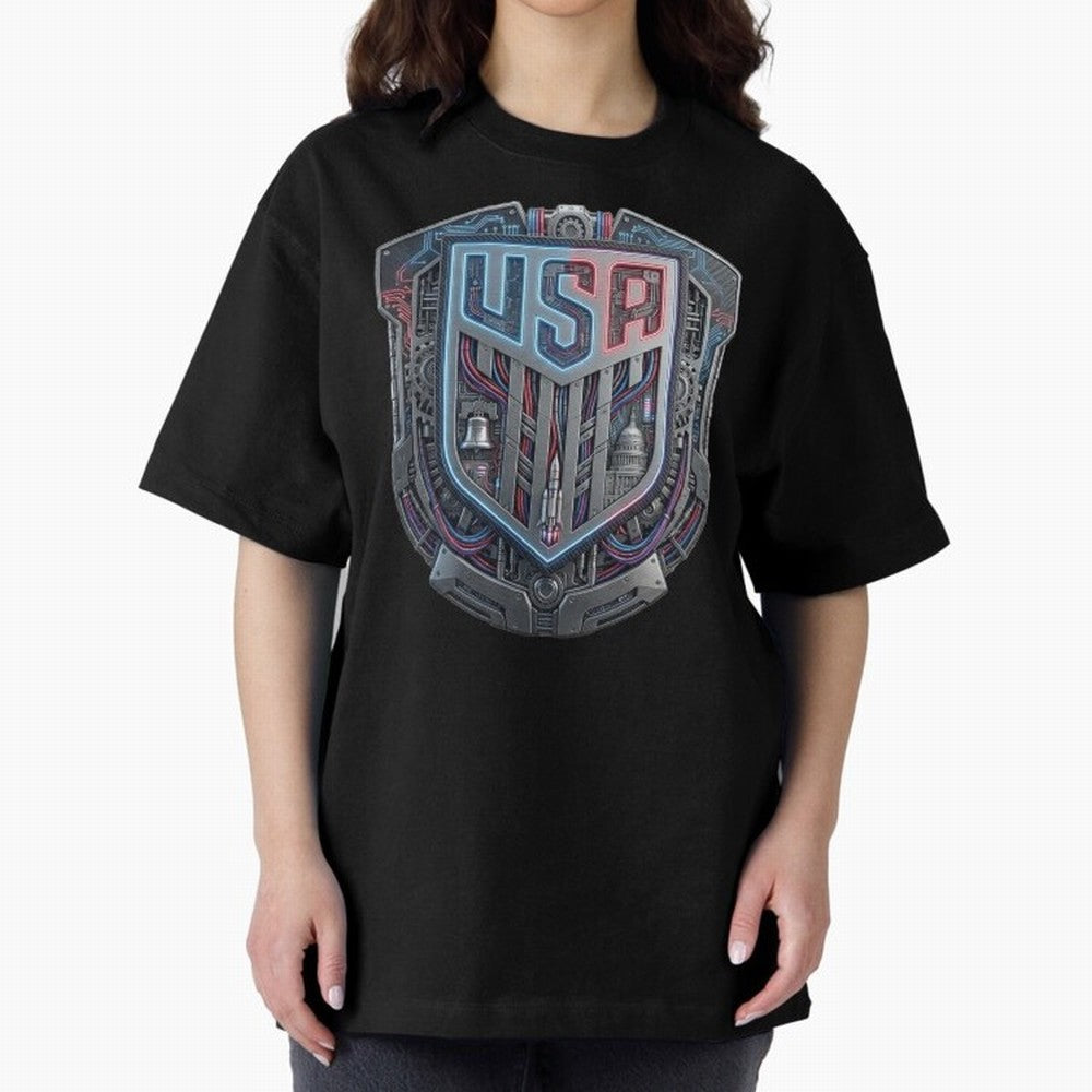 United States Great Seal - American Pride Oversized T-Shirt Celebrate Fan Favorites in the FIFA World Cup 2026 Journey through Haaland and Mbappe Highlights, Portugal Pride, Game Day Rituals, Football Legends, Country Pride and the Road to the