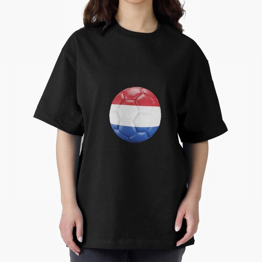 Netherlands Oversized T-Shirt Celebrate Football Heritage in FIFA World Cup 2026 for Fans of Mbappe and Germany, Bringing Stadium Memories, Football Loyalty, International Chants and Championship Tradition; Made for Die Hard Supporters, Soccer