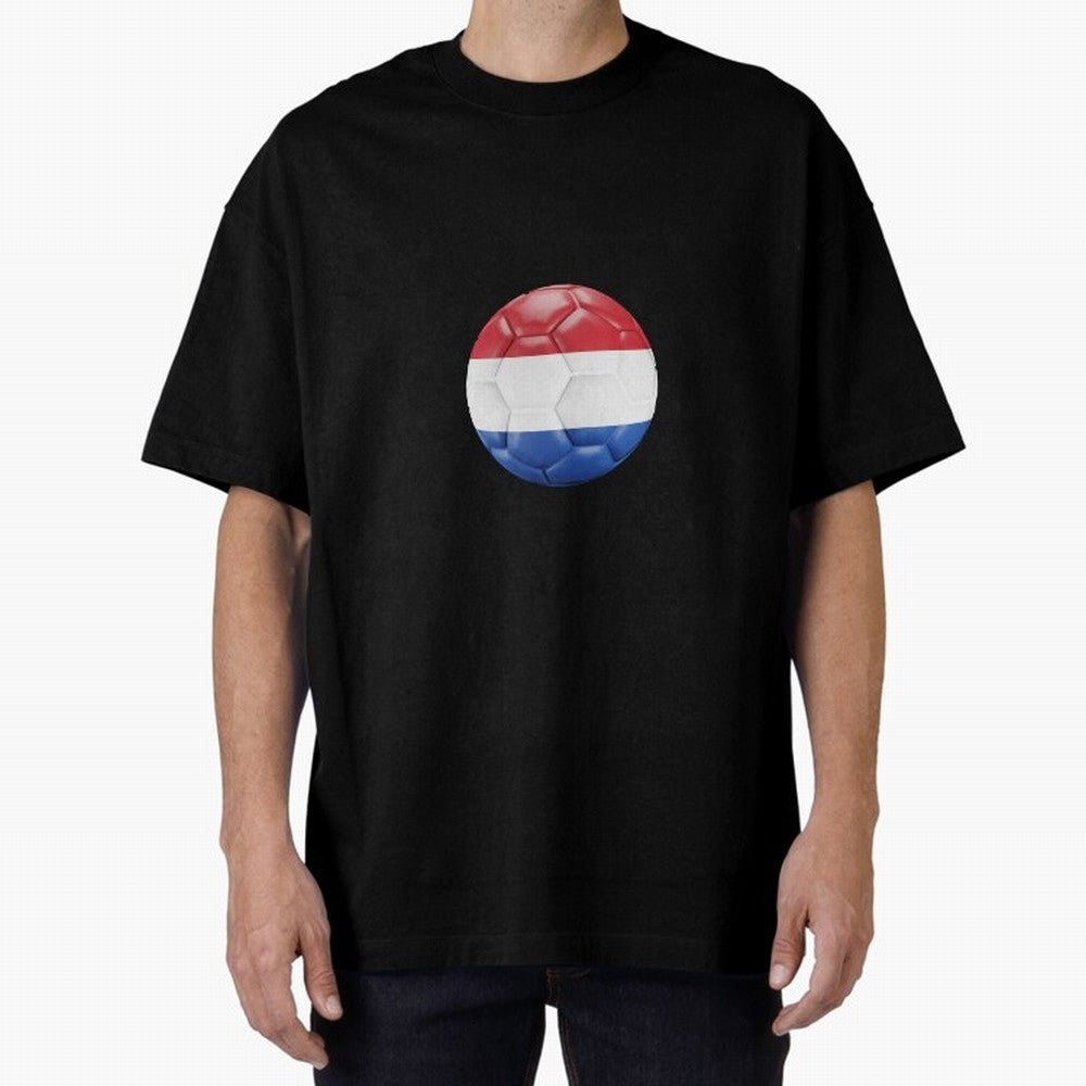 Netherlands Oversized T-Shirt Celebrate Football Heritage in FIFA World Cup 2026 for Fans of Mbappe and Germany, Bringing Stadium Memories, Football Loyalty, International Chants and Championship Tradition; Made for Die Hard Supporters, Soccer