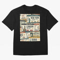 World Travel Ticket Aesthetic Collage Global City Vibes Oversized T-Shirt Honor Football Greatness during FIFA World Cup 2026 Spirit, Connected to Brazil, Mbappe, Football History, Final Match Energy, Crowd Noise and Once in a Lifetime Moments;