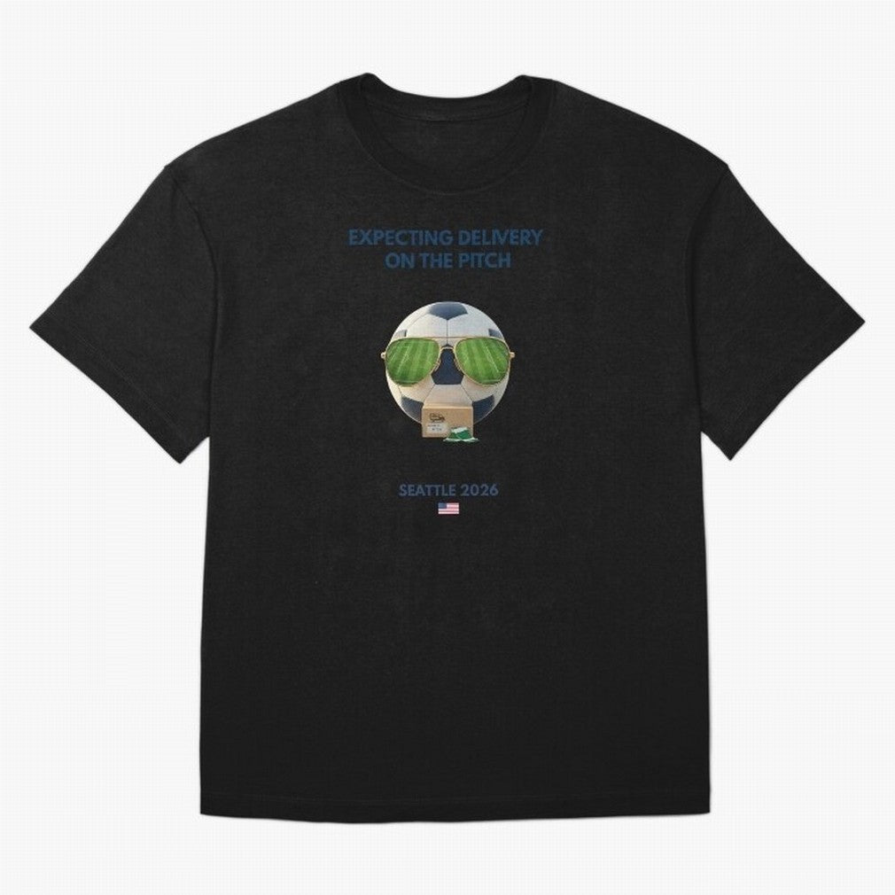WC26 Hosting City: Seattle | Fun and Smart Soccer Fan Gear Oversized T-Shirt Support Iconic Players in Match Day Hype around FIFA World Cup 2026, Neymar, Argentina, Worldwide Fan Energy, Dramatic Goals, Stadium Lights and Championship Celebrations;
