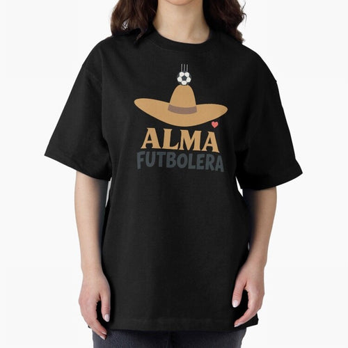 Alma Futbolera Oversized T-Shirt Support Your Favorite Stars during FIFA World Cup 2026 Group Stage for Fans of Messi and Cristiano Ronaldo and Argentina, Bringing Championship Spirit, Famous Goals, Roaring Crowds and International Football Unity;