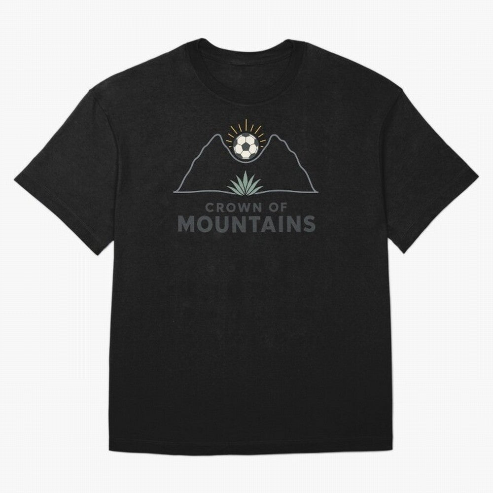 Crown of Mountains Oversized T-Shirt Honor the Football Icons of FIFA World Cup 2026 Group Stage Centered on Neymar, Haaland and Cristiano Ronaldo, Portugal Energy, Champion Mindset, Group Stage Buzz, Knockout Tension and Passionate Fan Culture;