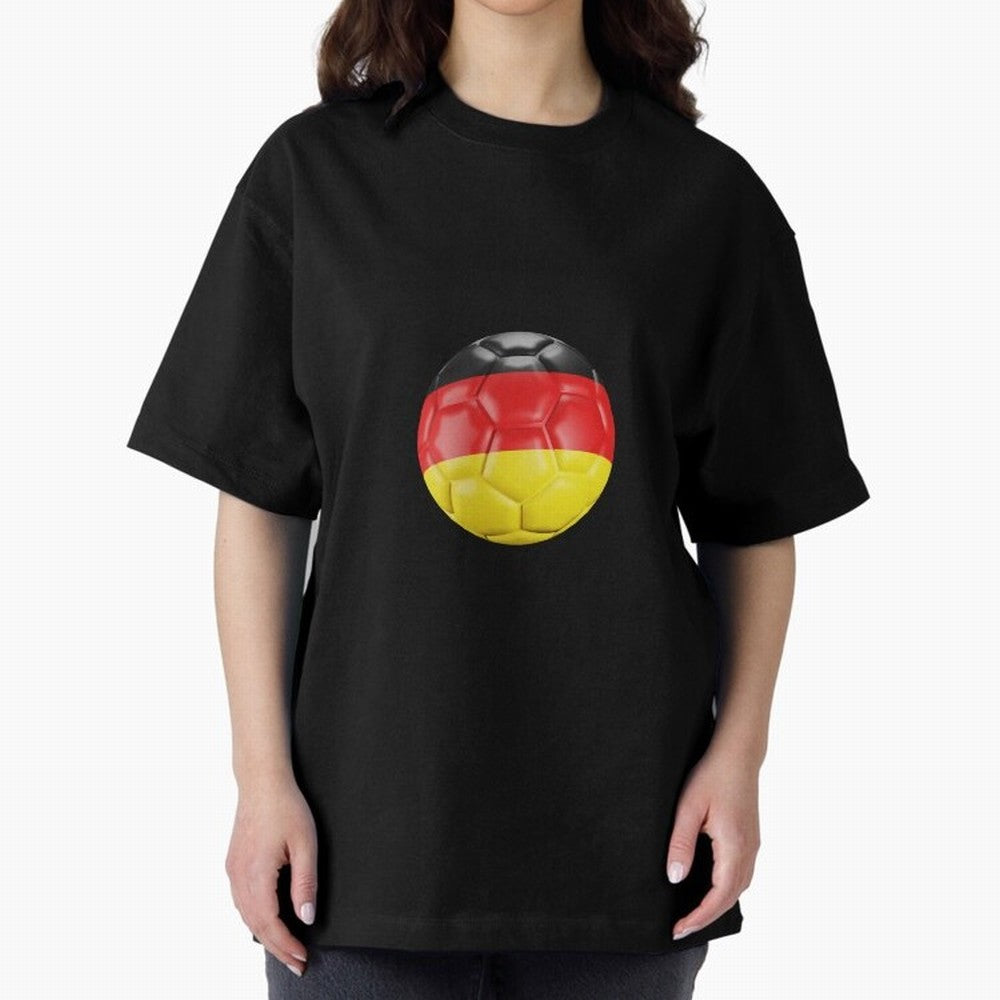 Germany Oversized T-Shirt Honor the Football Icons of FIFA World Cup 2026 USA Canada Mexico Capturing Neymar, Argentina Energy, Retro Football Energy, Iconic Rivalries, Trophy Chase Drama and Stadium Atmosphere; Perfect for Fans, Collectors, Family