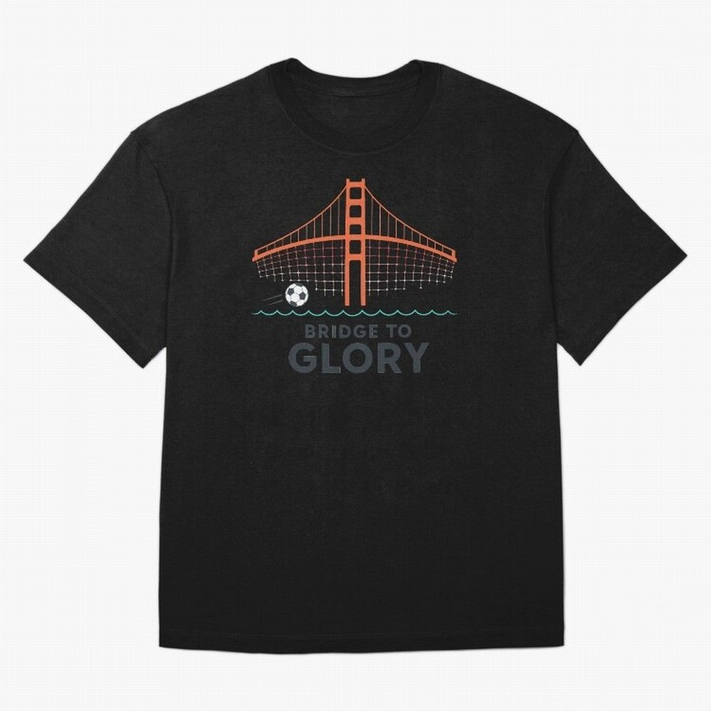 Bridge to Glory Oversized T-Shirt Enjoy FIFA World Cup 2026 Spirit, with Argentina, Cristiano Ronaldo, Stadium Memories, Football Loyalty, International Chants and Championship Tradition; Perfect for Supporters Who Want Bold Football Energy, Global