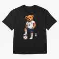 USA Soccer Bear World Cup 2026 Teddy Bear Oversized T-Shirt Celebrate Golden Goal Energy in FIFA World Cup 2026 USA Canada Mexico Made for Mbappe, Germany Energy, Stadium Memories, Football Loyalty, International Chants and Championship Tradition;