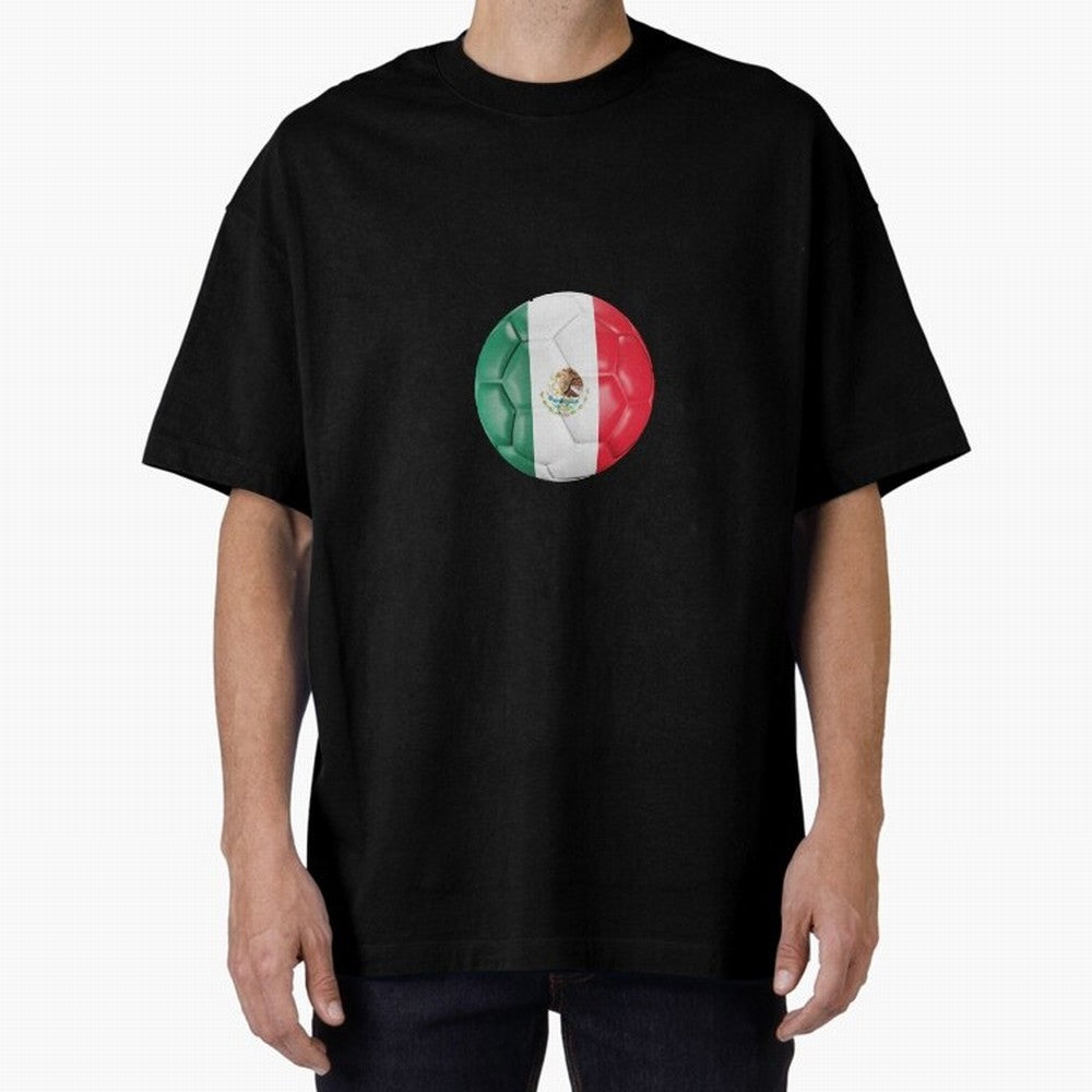 Mexico Football Oversized T-Shirt Celebrate Supporters United by FIFA World Cup 2026 Group Stage Spirit, Celebrating England, France and Netherlands, Neymar, Haaland and Cristiano Ronaldo, Fan Favorite Moments, National Team Passion, Big Match