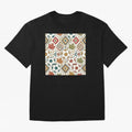 2026 World Cup Unity: Aztec & Maple Soccer Pattern Oversized T-Shirt Experience FIFA World Cup 2026 Group Stage for Fans of CR7 and England and Germany, Bringing Supporter Pride, Iconic Celebrations, Legendary Names and Global Match Day Energy;