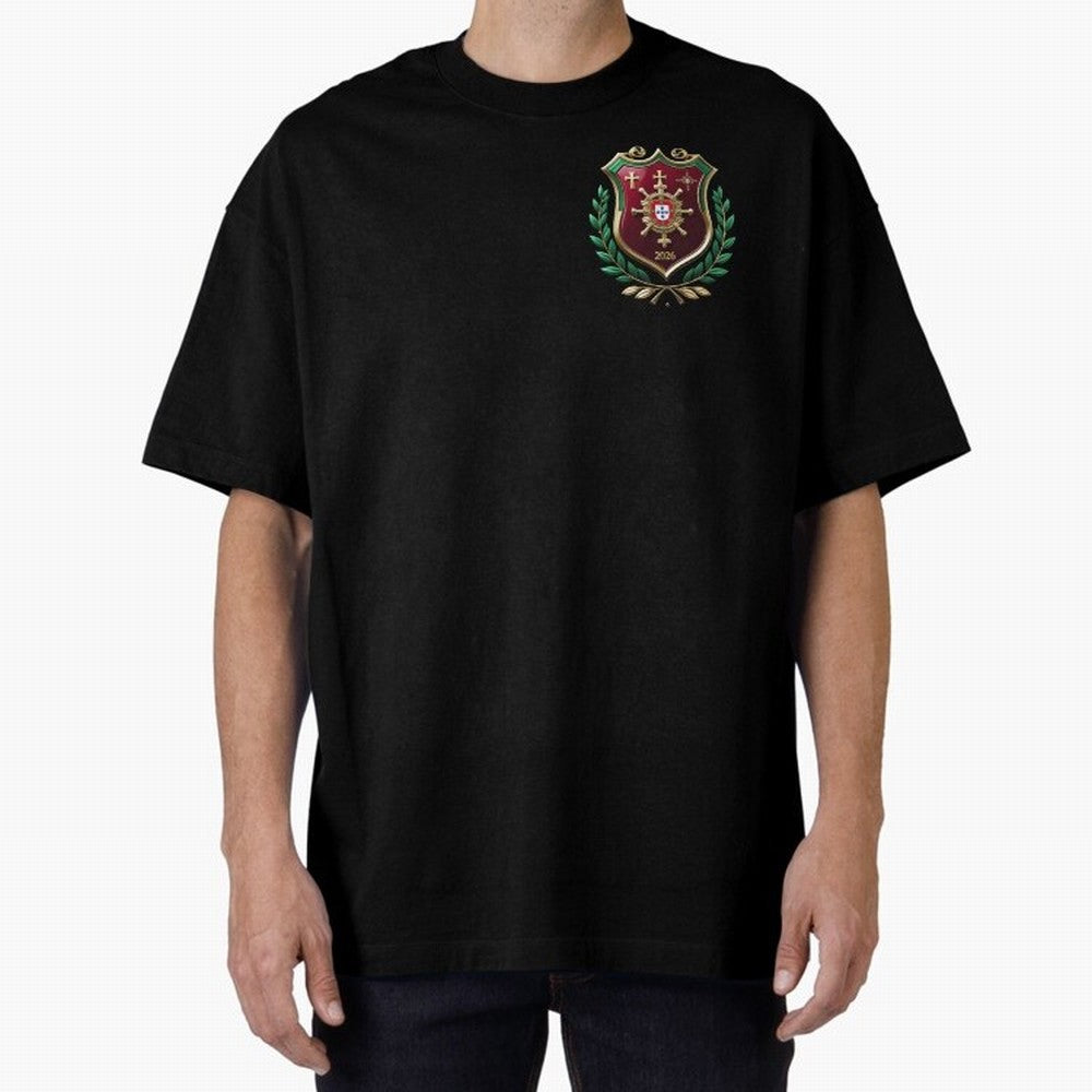 Portugal World Cup 2026 Oversized T-Shirt Show Passion for the Stars of Match Day Hype around FIFA World Cup 2026 Group Stage, Haaland and Mbappe, Spain and Netherlands, Soccer Culture, Superstar Moments, National Team Dreams and Competitive Fire;