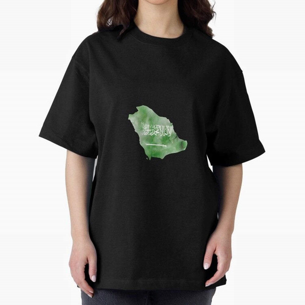 Saudi Arabia Oversized T-Shirt Show Fan Pride Across FIFA World Cup 2026 for Fans of Cristiano Ronaldo, Haaland and CR7 and France, Bringing Champion Mindset, Group Stage Buzz, Knockout Tension and Passionate Fan Culture; Perfect for Supporters Who