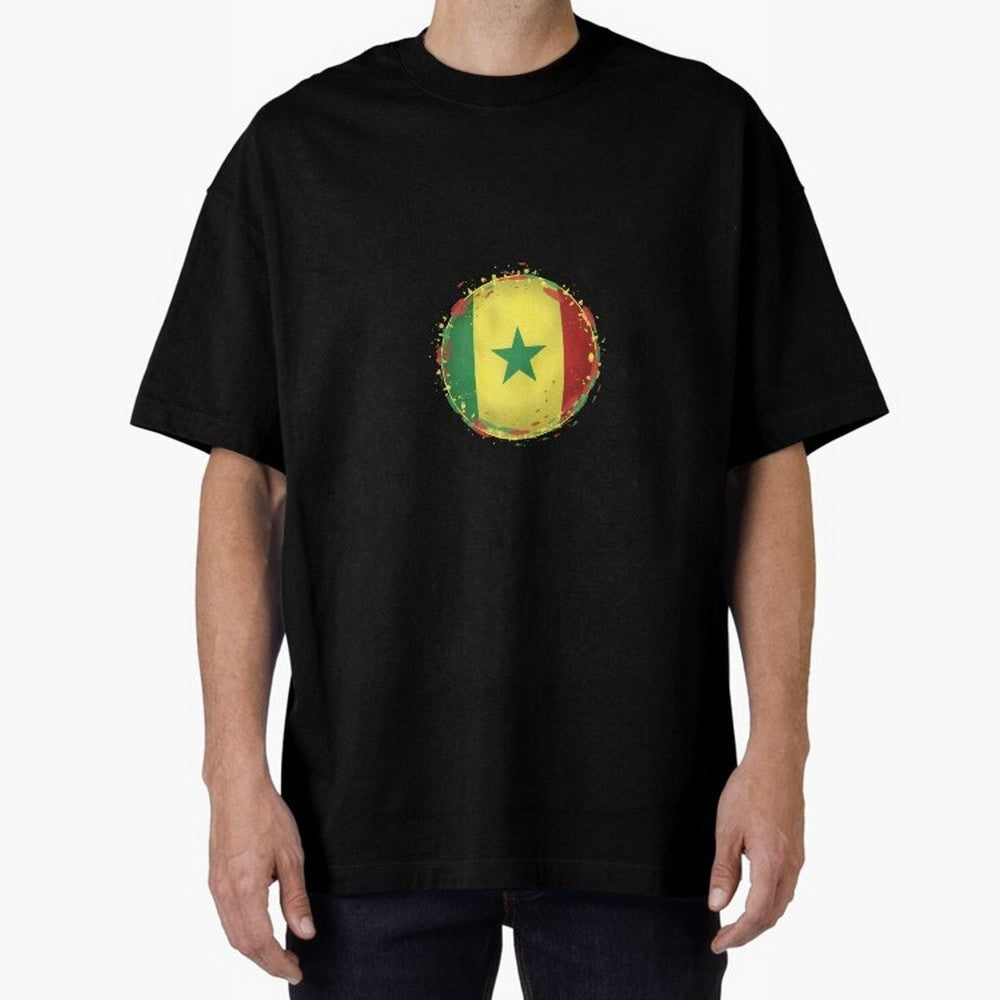 Senegal Oversized T-Shirt Bring Champion Energy into FIFA World Cup 2026 for Fans of Neymar, Haaland and Cristiano Ronaldo and Spain, Bringing Football History, Final Match Energy, Crowd Noise and Once in a Lifetime Moments; Great for Supporters