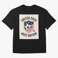 United 2026 USA World Cup Host Nation Soccer Crest T-Shirt Oversized T-Shirt Represent Football Lovers during the FIFA World Cup 2026 Journey through Messi, CR7 and Mbappe Highlights, England and Germany Pride, Global Supporter Spirit, Legendary