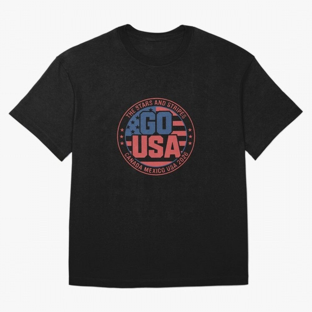 2026 USA Soccer Mexico Canada Oversized T-Shirt Bring Global Tournament Vibes to Match Day Hype around FIFA World Cup 2026 Group Stage, CR7 and Messi, England, Football Festival Excitement, Trophy Ambitions, Country Rivalries and Star Player Buzz;