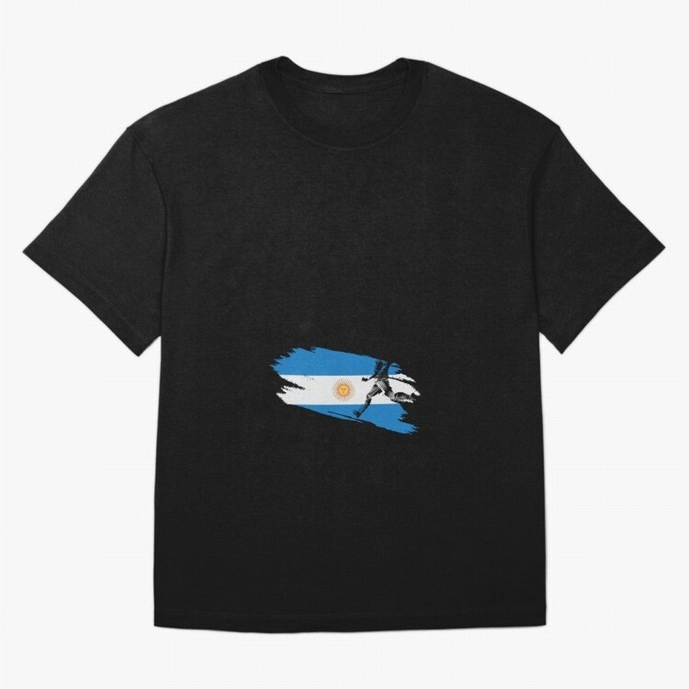 Argentina 2026 ¨C Muchachos ¨C Rumbo a la Cuarta en USA 2026 Oversized T-Shirt Follow the Final Road of FIFA World Cup 2026 Group Stage for Fans of Haaland and Mbappe and Argentina and Brazil, Bringing Stadium Chants, National Pride, Trophy Dreams