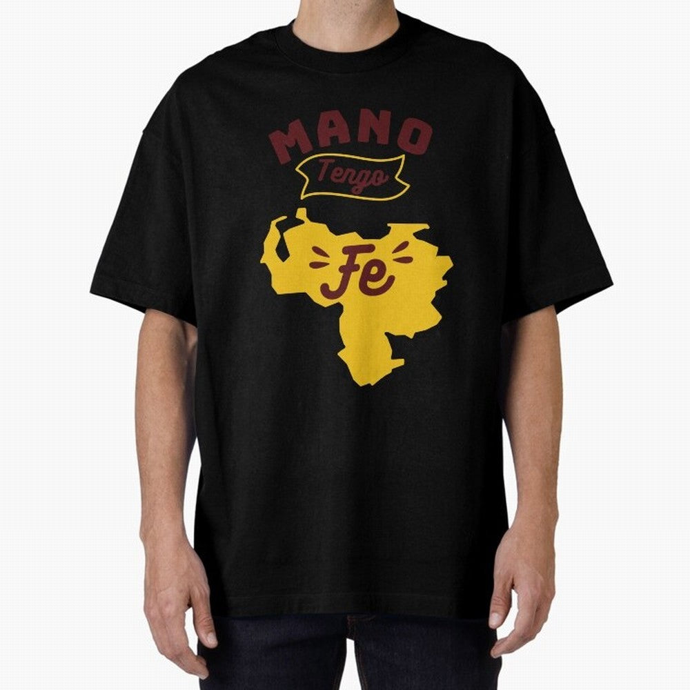HAND I HAVE FAITH Oversized T-Shirt Honor FIFA World Cup 2026 USA Canada Mexico for Fans of Haaland and Mbappe and Brazil, Bringing Global Supporter Spirit, Legendary Goals, National Colors and Tournament Celebration; Built for Supporters Chasing