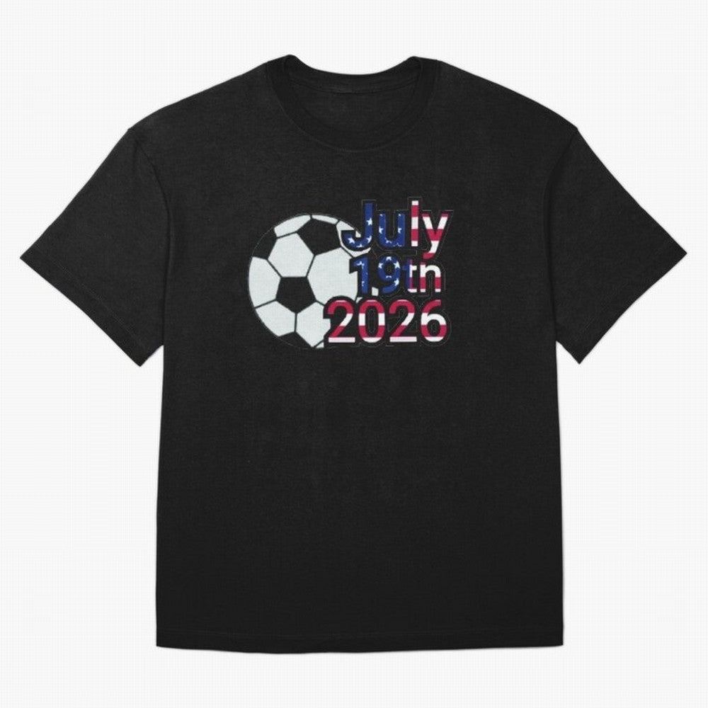 2026 USA Oversized T-Shirt Relive the Noise and Pride of FIFA World Cup 2026 Inspired by Messi, CR7 and Mbappe, Argentina and Brazil Energy, Classic Soccer Heritage, Championship Pressure, Fan Loyalty and International Pride; Perfect for Fans,
